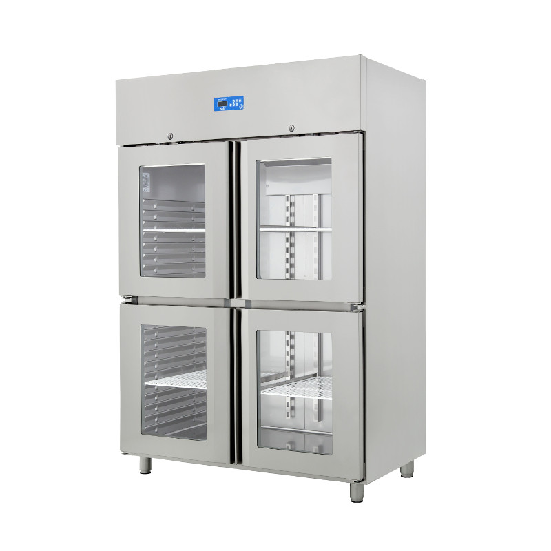 Шкаф холодильный Ozti GN 1200.11 NMV HC стеклянные двери