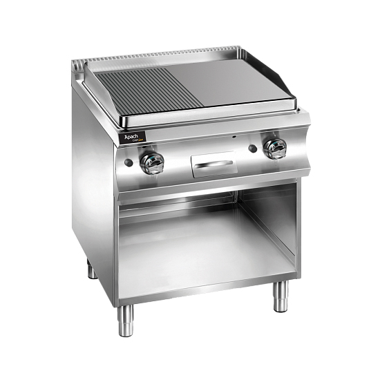 Газовая жарочная поверхность 900 серии Apach Chef Line GLFTG89LROS чугун