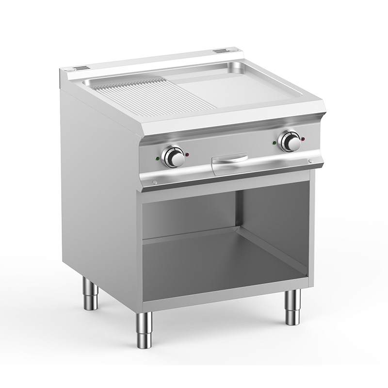 Электрическая жарочная поверхность 700 серии Apach Chef Line GLFTE77LRCOSP хром