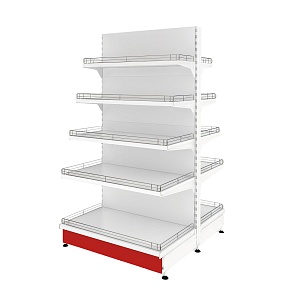 картинка Стеллаж островной торговый Купец 600x500x2350 5 полок