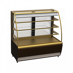 картинка Кондитерская витрина Carboma K70 VM 1,3-2 STANDARD FLANDRIA открытая